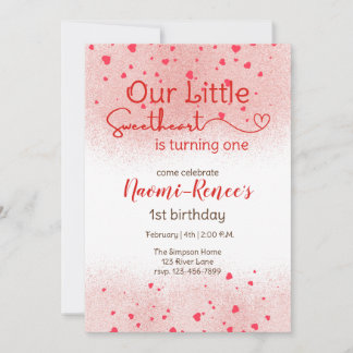 Invitation Notre petite amoureuse tourne un