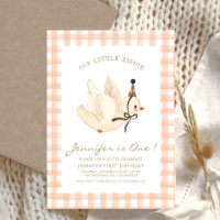 Notre petite aquarelle Birdie Minimal Baby Anniver