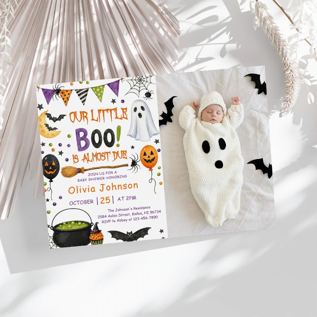 Invitation Notre petite Boo Baby Shower (Créateur téléchargé)