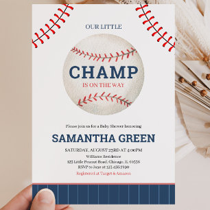 Invitation Notre petite championne Baby Shower