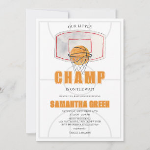 Invitation Notre petite championne Baby Shower