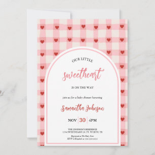 Invitation Notre petite chérie adorable fête de la Saint-Vale