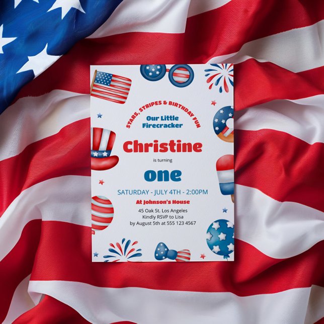 Invitation Notre Petite Fête D'Anniversaire (Créateur téléchargé)