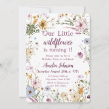 Notre petite fleur sauvage fête son 1er anniversai