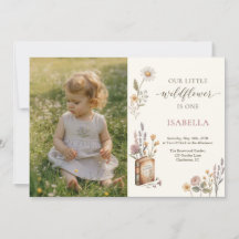 Notre petite fleur sauvage Photo Fille Premier Ann