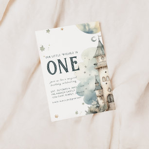 Invitation Notre petite sorcière magicien est une