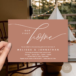 Invitation Notre Première Maison, Cosy Jovely Fête de Réchauf