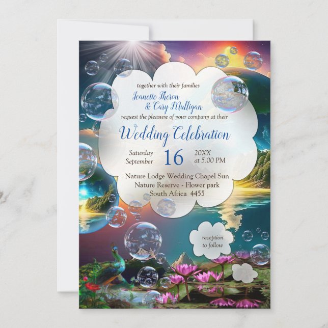 Invitation Notre soleil est une étoile et un foie (Devant)