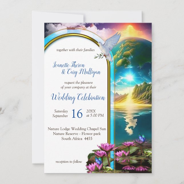 Invitation Notre soleil est une étoile et un foie (Devant)