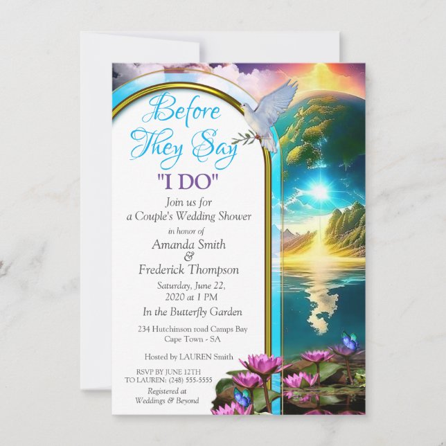 Invitation Notre soleil est une étoile et un foie (Devant)