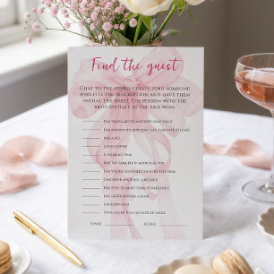 Invitation Nouer un Ruban Rose pour les 20 ans 30e Jeu de Rec
