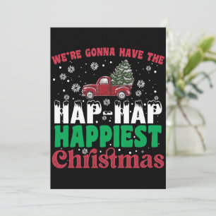 Invitation Nous allons avoir le plus heureux Noël qui soit