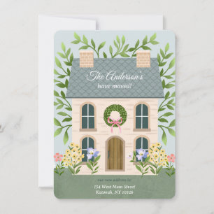 Invitation Nous avons déménagé dans une nouvelle maison