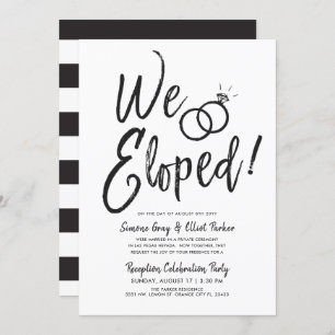 Invitation Nous Avons Été Post Wedding Party