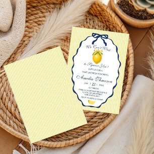 Invitation Nous avons hâte de vous presser Citron Citrus Bébé