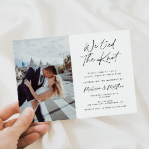 Invitation Nous Avons Lié L'Éclopement Du Noeud / Réception D