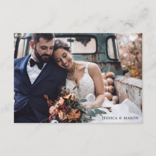 Invitation Nous Avons Lié L'Invitation Knot Eloped Photo Fair