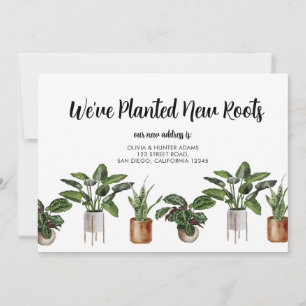 Invitation Nous avons planté de nouvelles racines qui se dépl