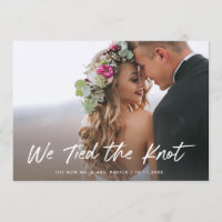 Nous avons uni nos destins | Annonce de mariage en