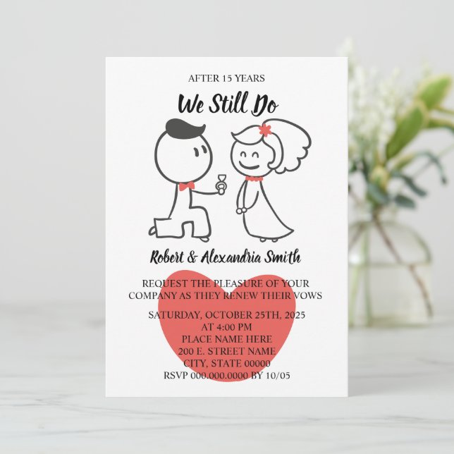 Invitation Nous Continuons À Faire Le Renouvellement De L'Ann (Debout devant)