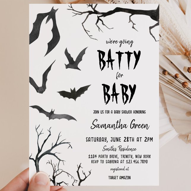 Invitation Nous devenons fous pour la Baby Shower (Créateur téléchargé)