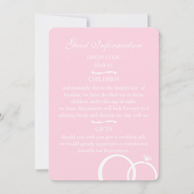 Invitation Nous faisons des mariages (Devant)