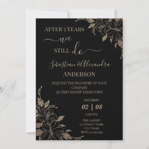 Invitation Nous faisons encore des Vœux de Renouvellement de 