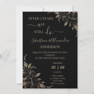 Invitation Nous faisons encore des vœux de renouvellement de 