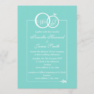Invitation Nous faisons le mariage