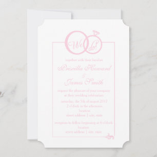Invitation Nous faisons Mariage