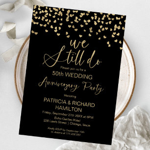 Invitation Nous Faisons Toujours L'Anniversaire Du Mariage D'