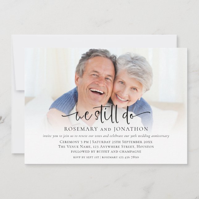 Invitation Nous Faisons Toujours L'Anniversaire Du Renouveau  (Devant)