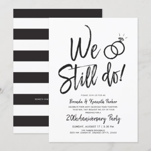 Invitation Nous faisons toujours l'anniversaire Renouvellem