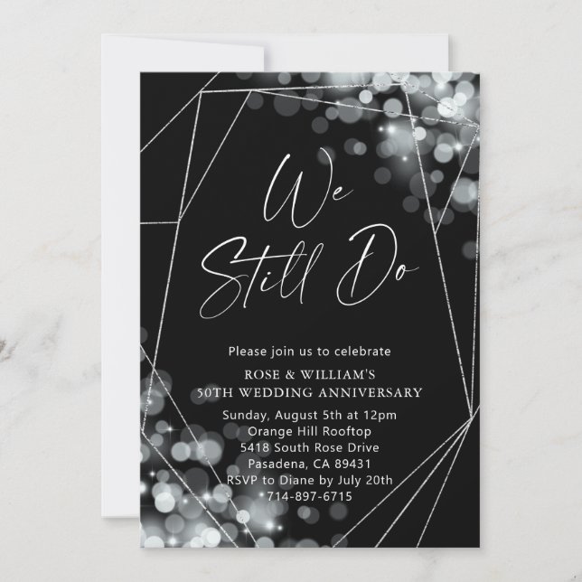 Invitation Nous Faisons toujours le 50e anniversaire du Maria (Devant)