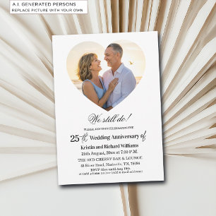 Invitation Nous faisons toujours Photo d'anniversaire de mari