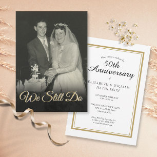 Invitation Nous faisons toujours une photo d'anniversaire de 