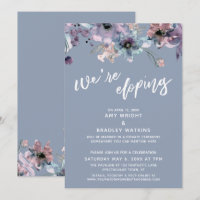 Nous Fuyons à l'Étranger Script Fleurs Aquarelle B