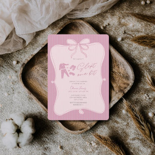 Invitation Nous n'avons pas dormi d'un poil fille 1er anniver