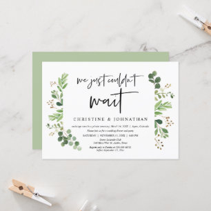 Invitation Nous ne pouvions tout simplement pas attendre, Mar