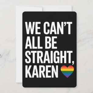 Invitation Nous ne pouvons pas tous être droit Karen Gay prid