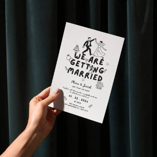Invitation Nous nous marions – La journée Henna de Bashir