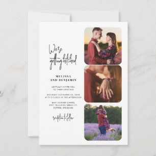 Invitation Nous nous marions Photos Mariage