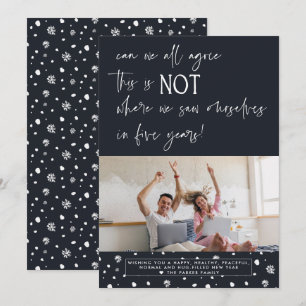 Invitation Nous nous sommes vus dans cinq ans Joyeux Noël