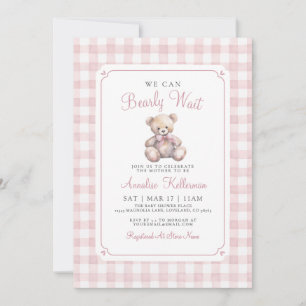 Invitation Nous pouvons à peine attendre la Baby Shower de l'