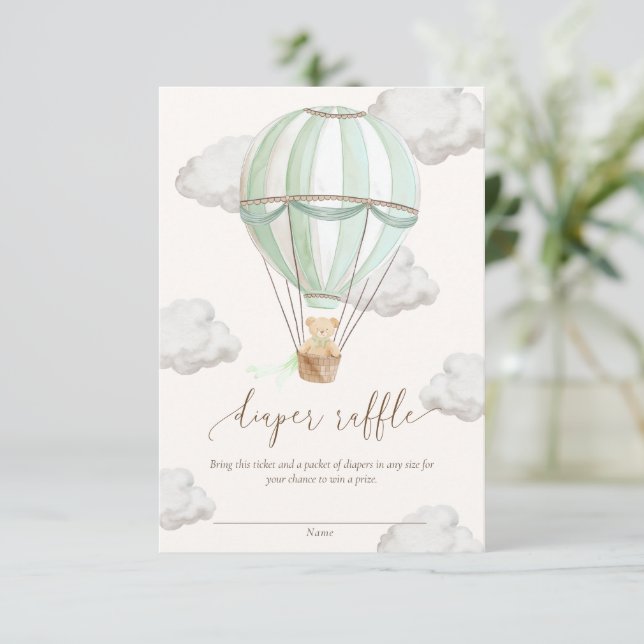 Invitation Nous pouvons à peine attendre Ours en peluche Tick (Debout devant)