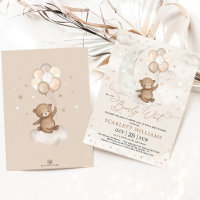 Nous pouvons attendre la lune Ours Baby shower
