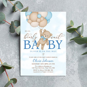 Invitation Nous pouvons attendre le Baby shower