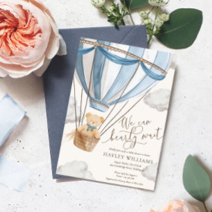 Invitation Nous pouvons attendre l'invitation Baby shower