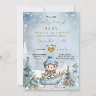 Invitation Nous pouvons attendre prématurément Baby shower Du