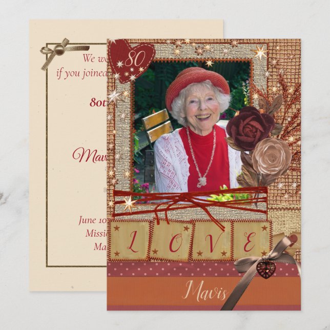 Invitation Nous serions honorés si vous nous rejoigniez à Cel (Devant / Derrière)